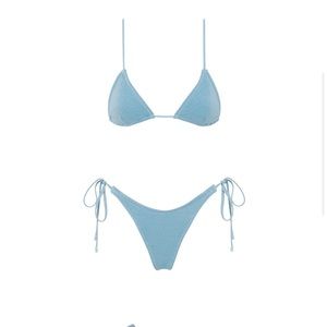 Triangl bay sparkle bikini set